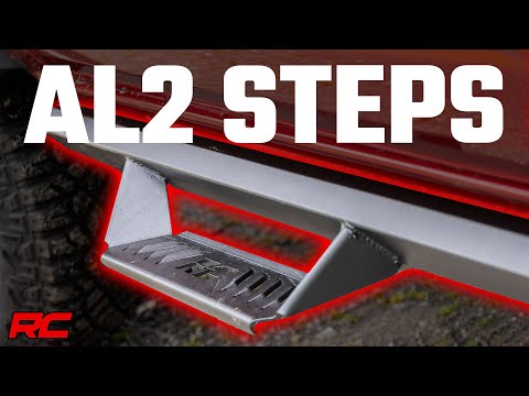 AL2 Drop Steps 2-Door Ford Bronco 4WD (21-23) Rough Country-1