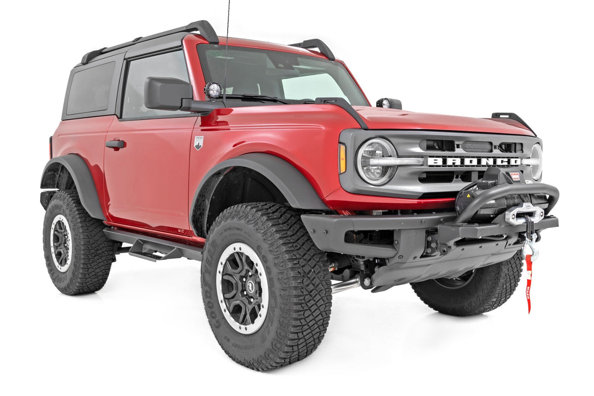 AL2 Drop Steps 2-Door Ford Bronco 4WD (21-23) Rough Country-2