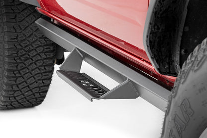 AL2 Drop Steps 2-Door Ford Bronco 4WD (21-23) Rough Country-3