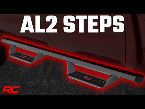 AL2 Drop Steps Crew Cab Nissan Frontier 2WD/4WD (05-23) Rough Country-1