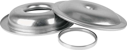 Air Cleaner Assembly Lightweight 14 Inch Round Requires Element 5-1/8 Inch Carb Flange Dropped Base Aluminum Kit Allstar Performance-7