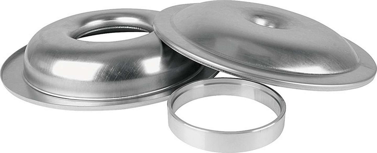 Air Cleaner Assembly Lightweight 14 Inch Round Requires Element 5-1/8 Inch Carb Flange Dropped Base Aluminum Kit Allstar Performance-5