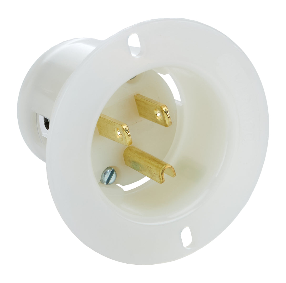 Accessory Plug-In 110V Flange Mount Housing Only 3-Prong Male Socket Each Allstar Performance