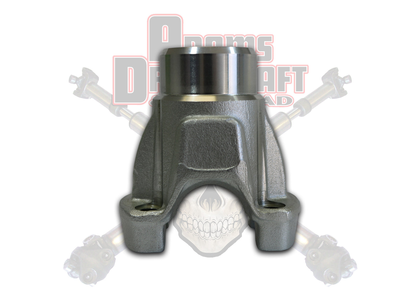 Forged Jeep JK Rear 1310 Series Half Round CV Transfer Case Yoke Adams Driveshaft