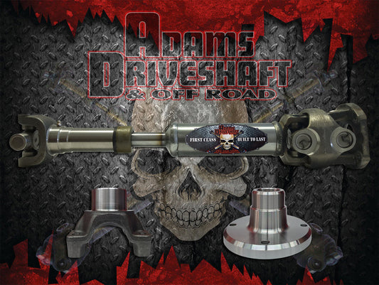 JK Rear 1350 Solid CV 2 Door Adams Driveshaft-1