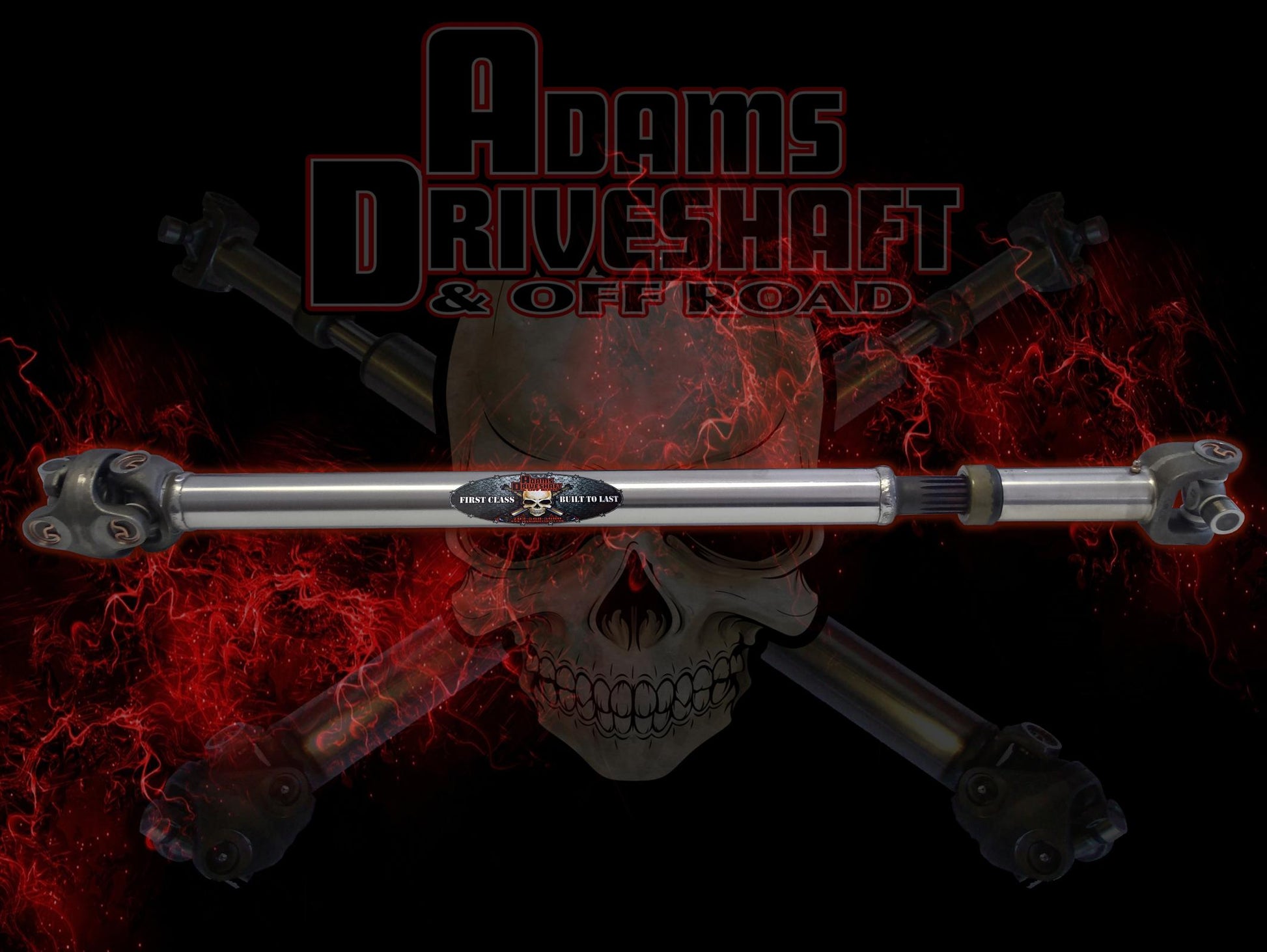 Jeep LJ Rubicon Front 1330 CV Extreme Duty Series Adams Driveshaft