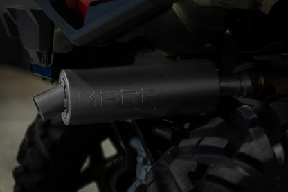 Slip-On Combination W/Sport Muffler For 01-Up Polaris Sportsman MBRP-2