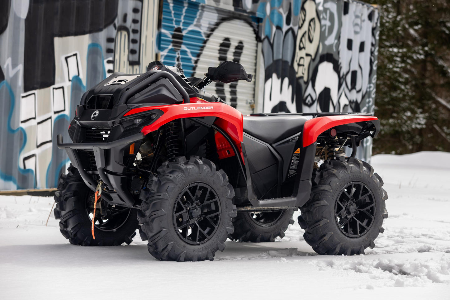 23-Present Can-Am Outlander 500, 700, PRO HD5, PRO HD 7, 5 Inch Performance Series Exhaust MBRP-2