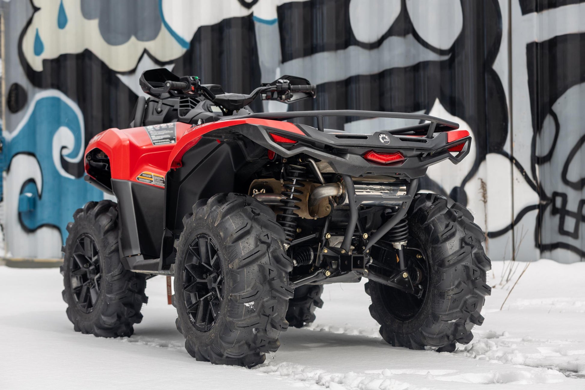 23-Present Can-Am Outlander 500, 700, PRO HD5, PRO HD 7, 5 Inch Performance Series Exhaust MBRP-6