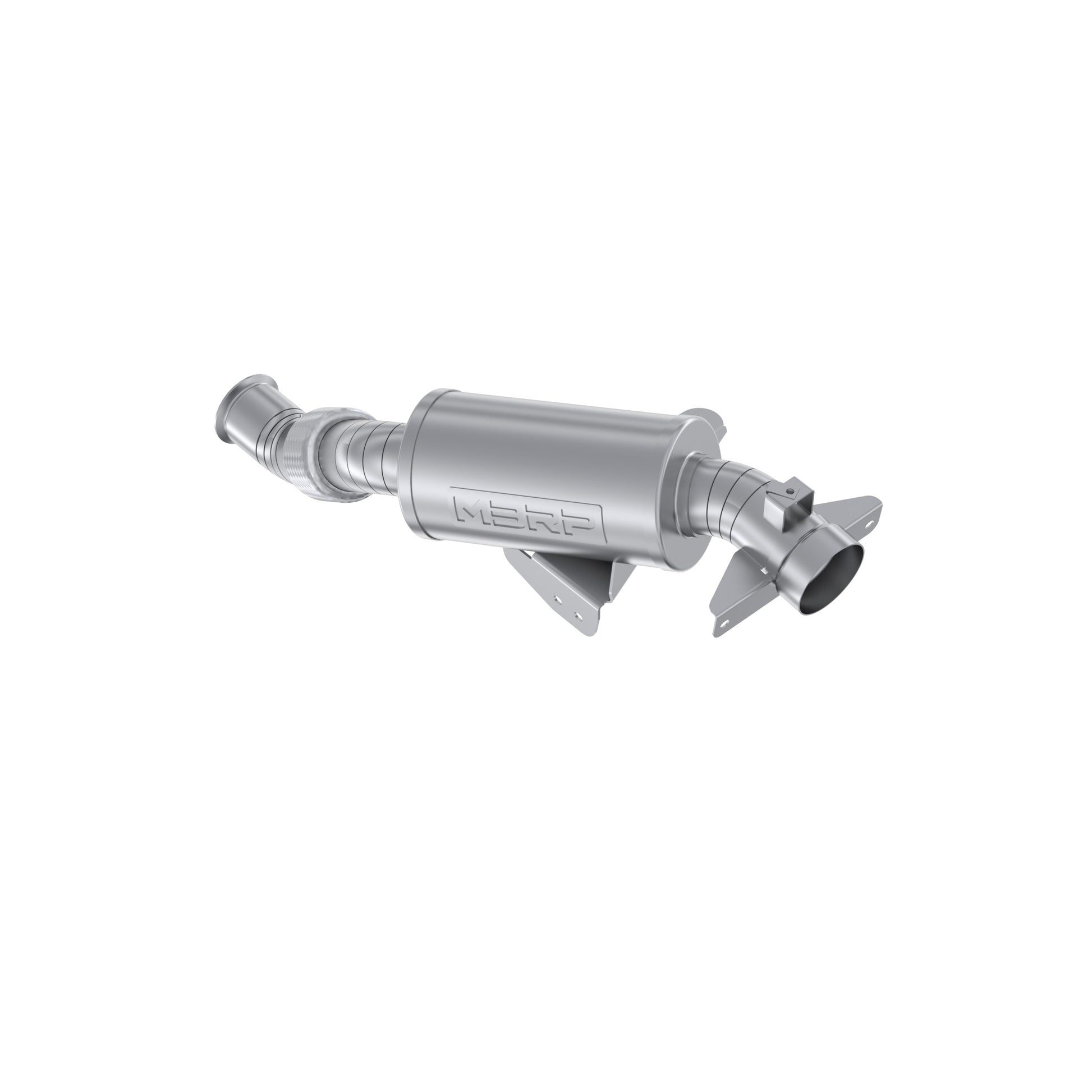 24-Present Can-Am Maverick R, Performance Series Single Slip-on System with Catalytic Converter MBRP