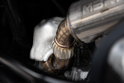24-Present Can-Am Maverick R, Performance Series Single Slip-on System with Catalytic Converter MBRP-2