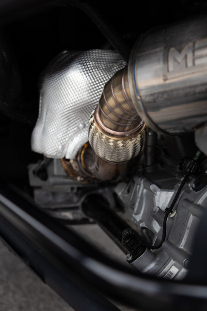 24-Present Can-Am Maverick R, Performance Series Single Slip-on System with Catalytic Converter MBRP-1