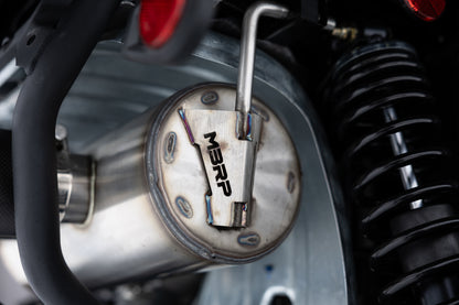 25-Up Can-Am Outlander 850/1000R 6-Inch Single Slip-on System, Dual Outlet with CF Tips, Performance Series MBRP-3