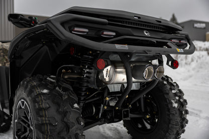 25-Up Can-Am Outlander 850/1000R 6-Inch Single Slip-on System, Dual Outlet with CF Tips, Performance Series MBRP-5