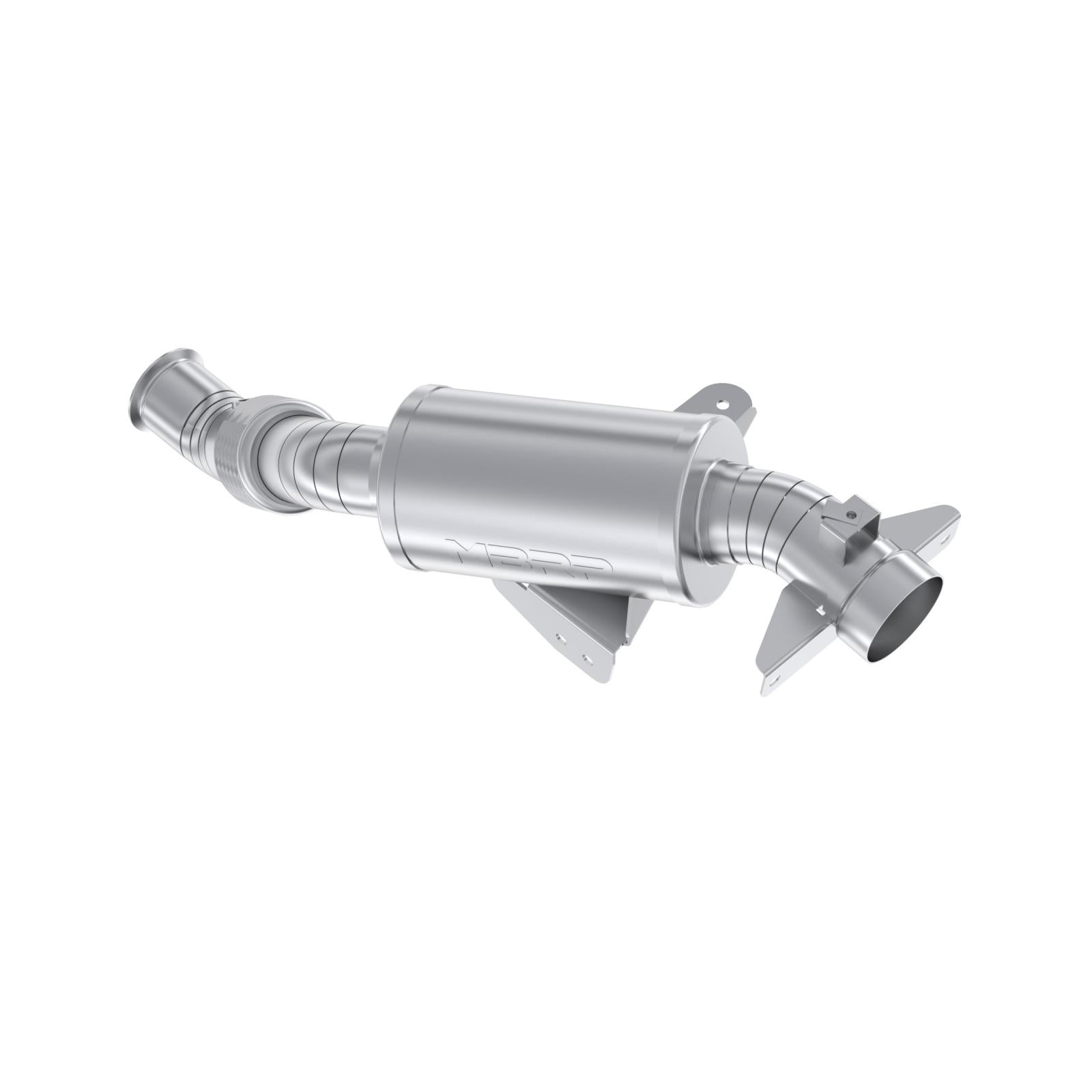 24-Present Can-Am Maverick R, Performance Series 3-Inch Turbo Back Single Slip-on Quiet, MBRP