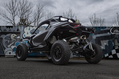 24-Present Can-Am Maverick R, Performance Series 3-Inch Turbo Back Single Slip-on Quiet, MBRP-6