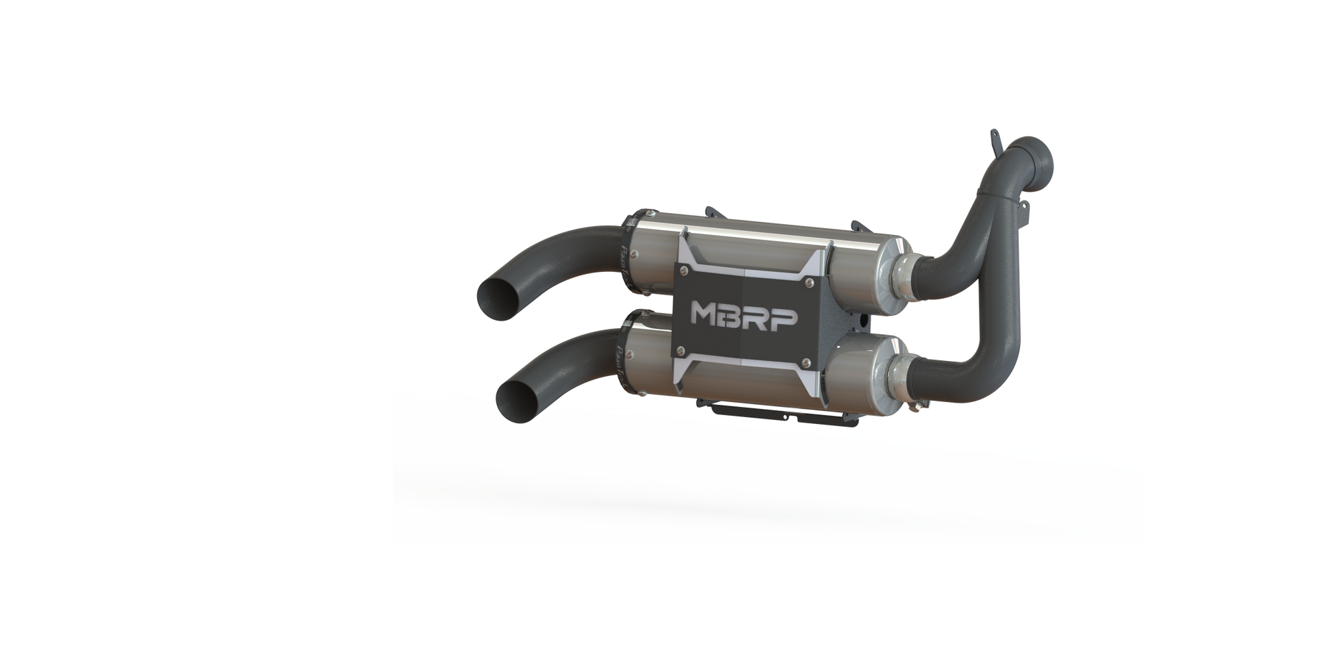 Stacked Dual Slip On Exhaust Pipe For 15-Up Polaris RZR 900 Performance Series MBRP