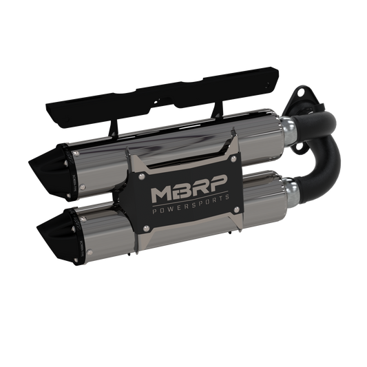 Stacked Dual Slip On Exhaust Pipe For 18-23 Polaris RZR XP 1000/RZR RS1 Performance Series MBRP