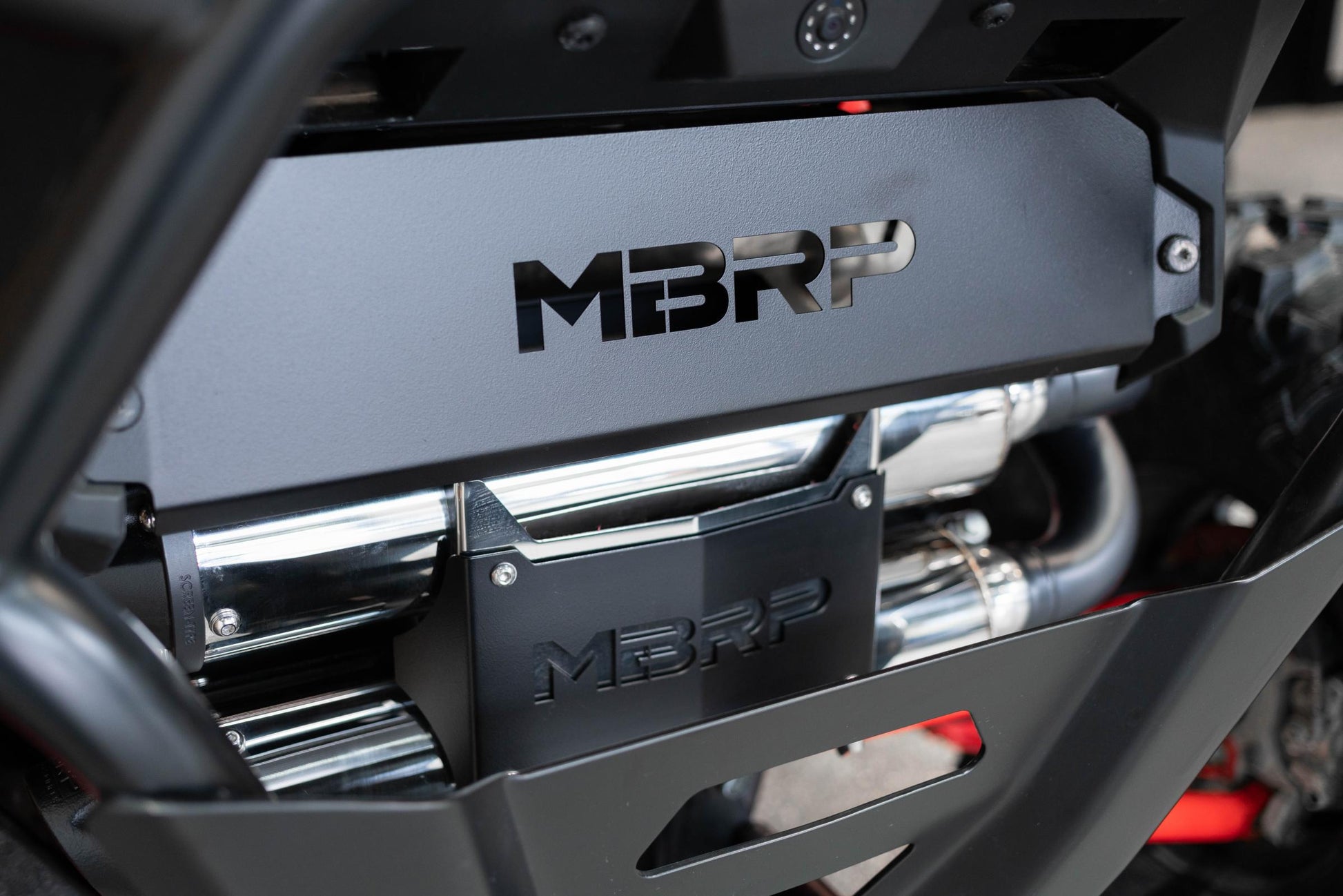 Stacked Dual Slip On Exhaust Pipe For 20-Up Polaris RZR Pro XP Turbo Performance Series MBRP-3