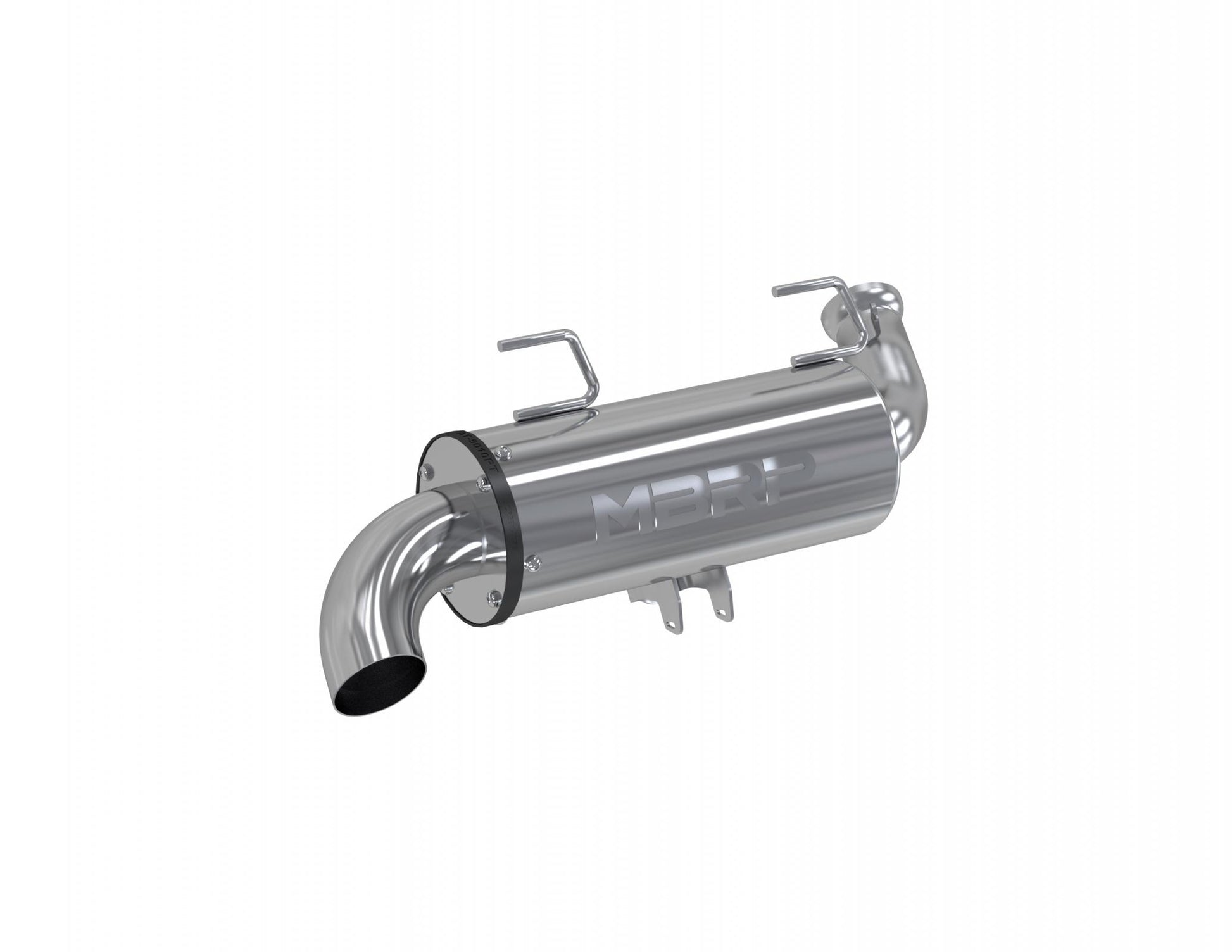 5 inch ATV Performance Muffler Single Slip-On 17-Up Polaris Sportsman Performance Series MBRP