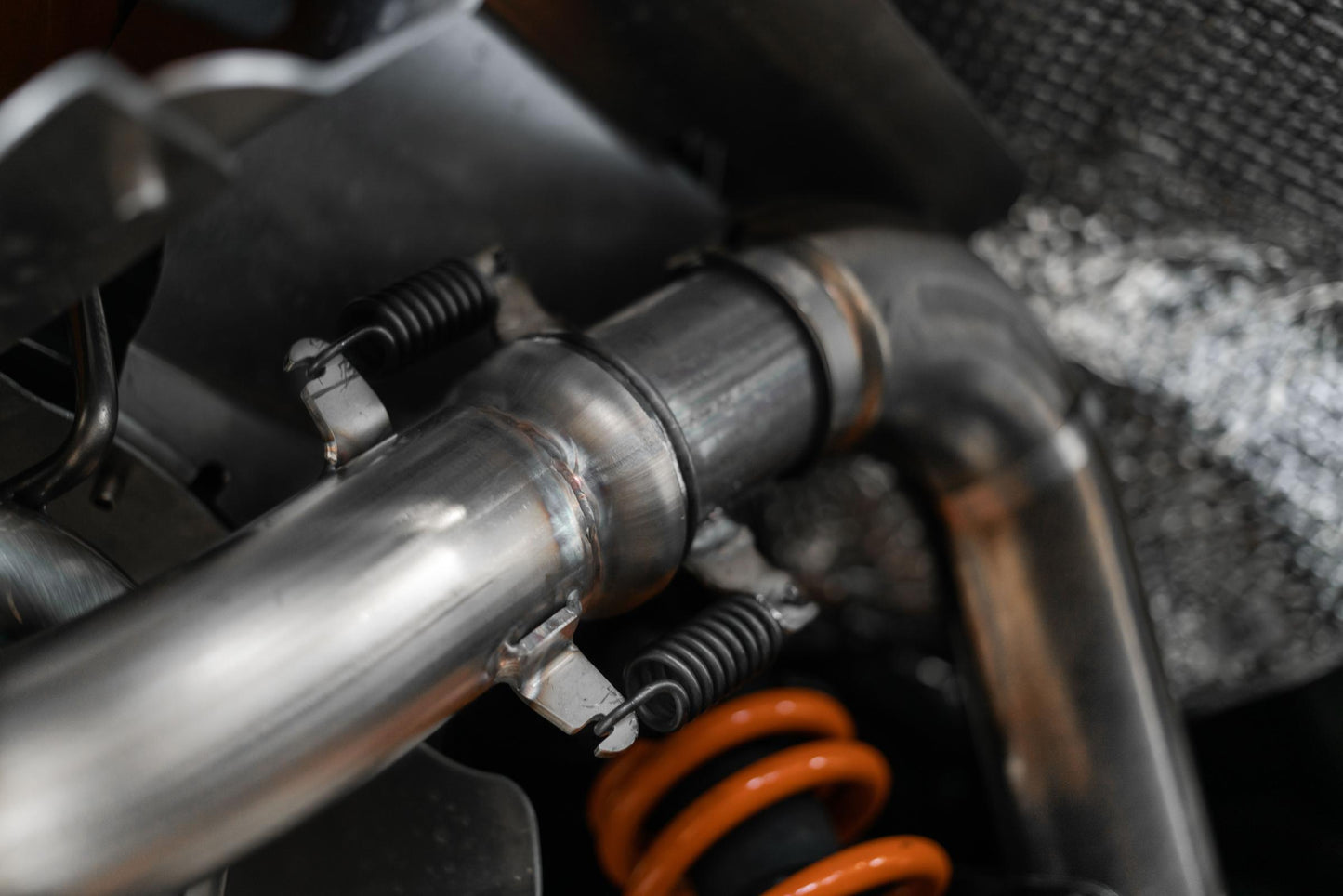 5 inch ATV Performance Muffler Single Slip-On 17-Up Polaris Sportsman Performance Series MBRP-2