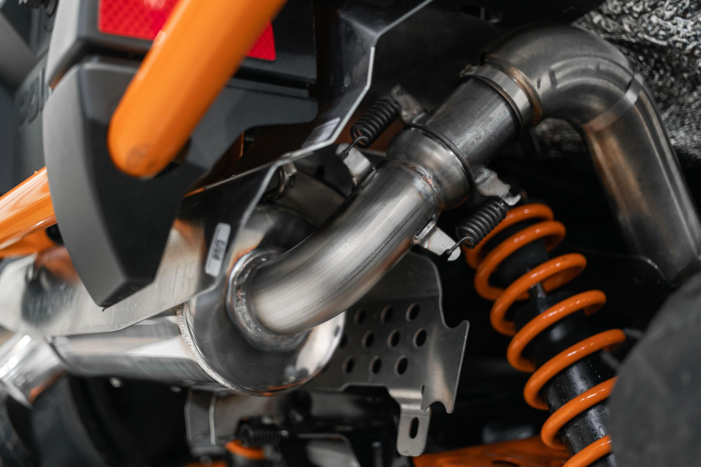 5 inch ATV Performance Muffler Single Slip-On 17-Up Polaris Sportsman Performance Series MBRP-4