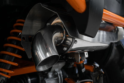 5 inch ATV Performance Muffler Single Slip-On 17-Up Polaris Sportsman Performance Series MBRP-7