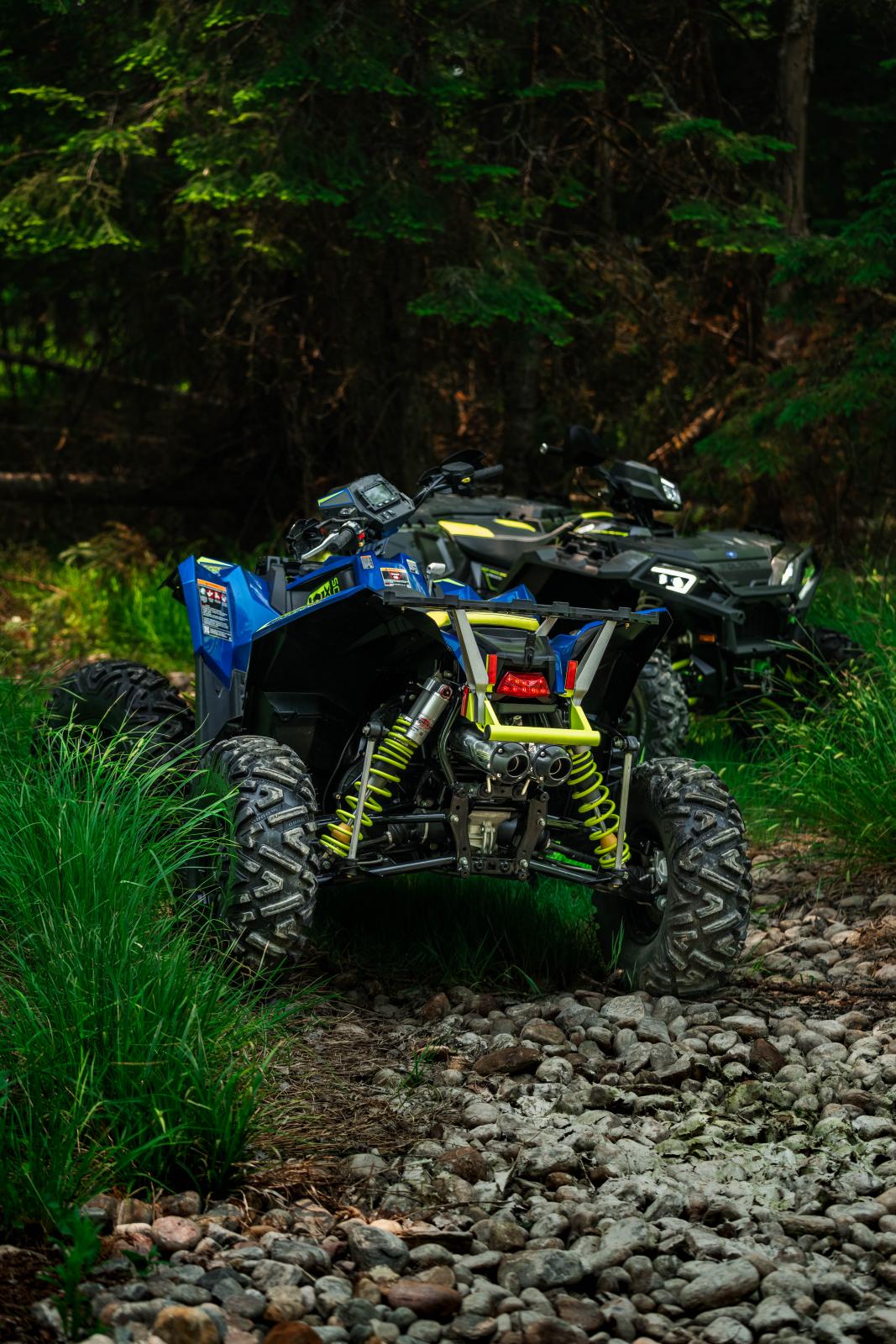 2020-Up Polaris Sportsman XP 1000S and Scrambler XP 1000 Performance Series 4 Inch Dual Slip-on Exhaust MBRP-9