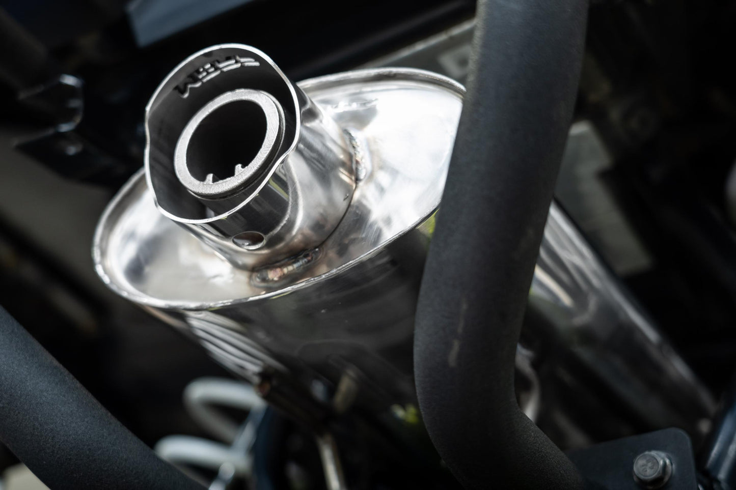 2020-Up Polaris Sportsman XP 1000S and Scrambler XP 1000 Sport Series Oval Slip-On Muffler with 3 Inch Tip MBRP-5