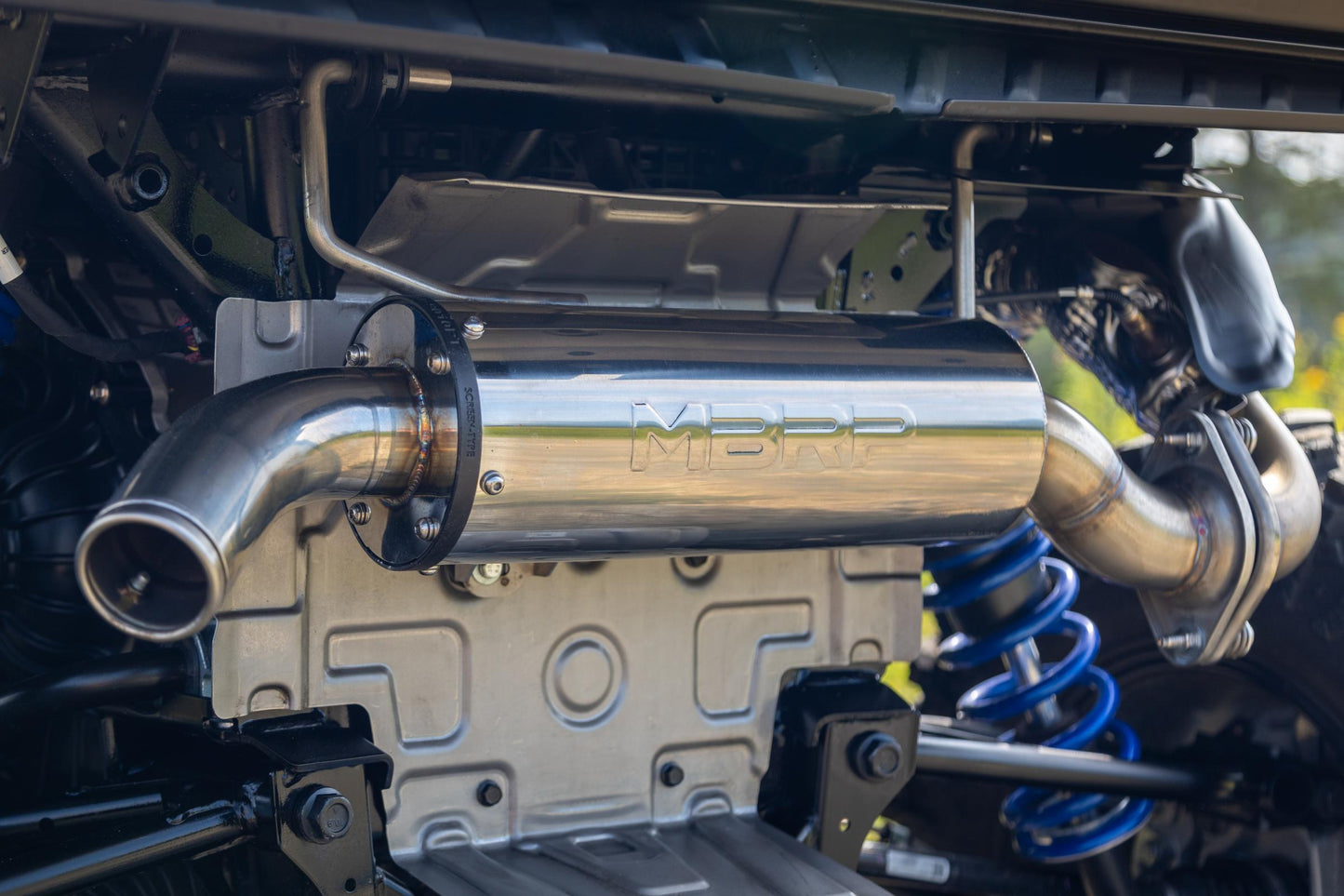 2024-Up Polaris Xpedition 5-Inch Single Slip-on Performance Series Exhaust MBRP-6