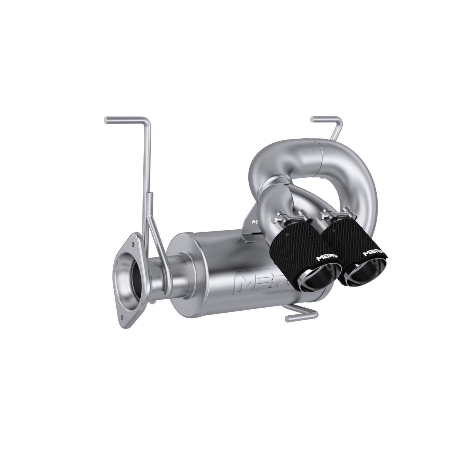 22-Present Polaris RZR Pro R, Performance Series 6-Inch Single Slip-On, Dual Outlet with CF Tips and Catalytic Converter, MBRP