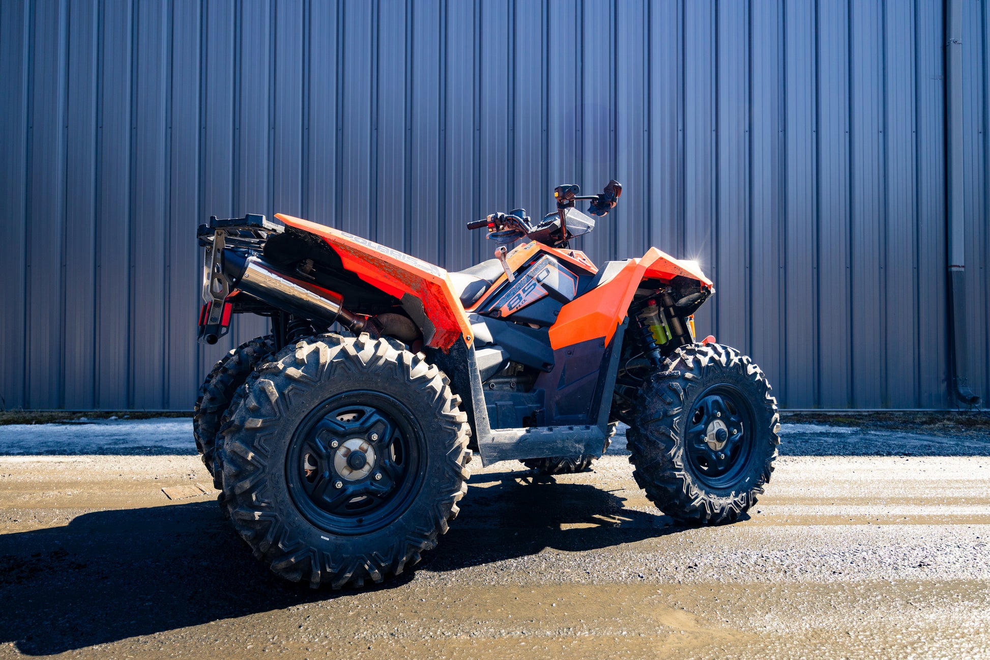 2013-Up Polaris Scrambler 850 Performance Series Single Slip-on Exhaust System MBRP-2