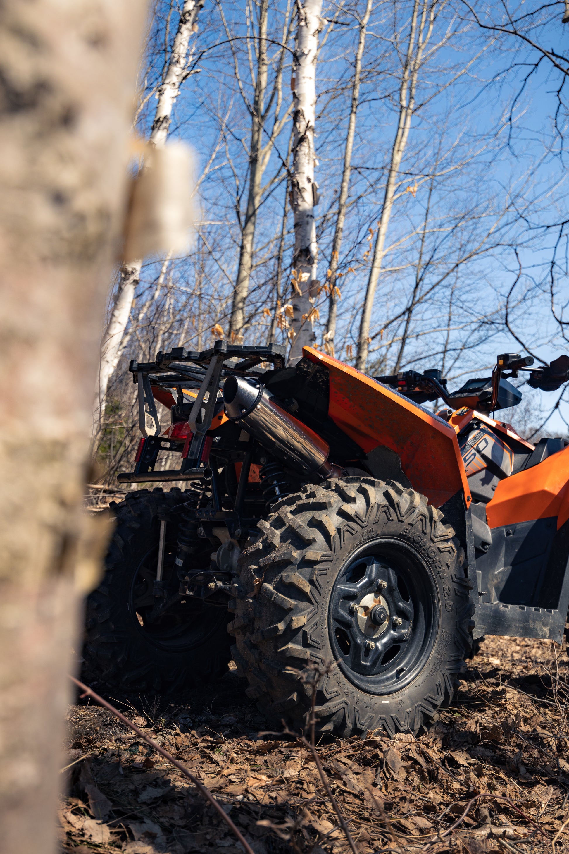 2013-Up Polaris Scrambler 850 Performance Series Single Slip-on Exhaust System MBRP-5