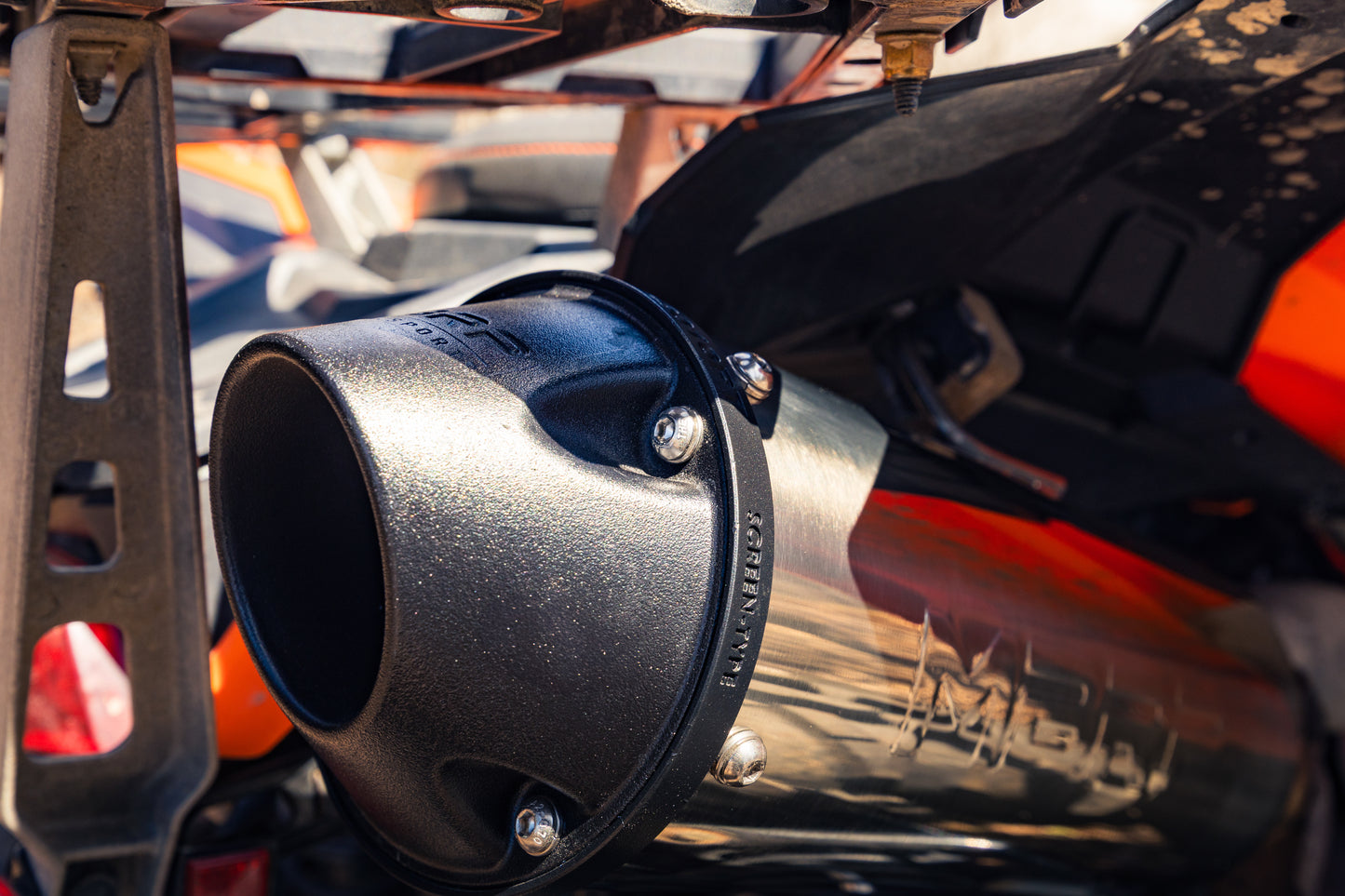2013-Up Polaris Scrambler 850 Performance Series Single Slip-on Exhaust System MBRP-9