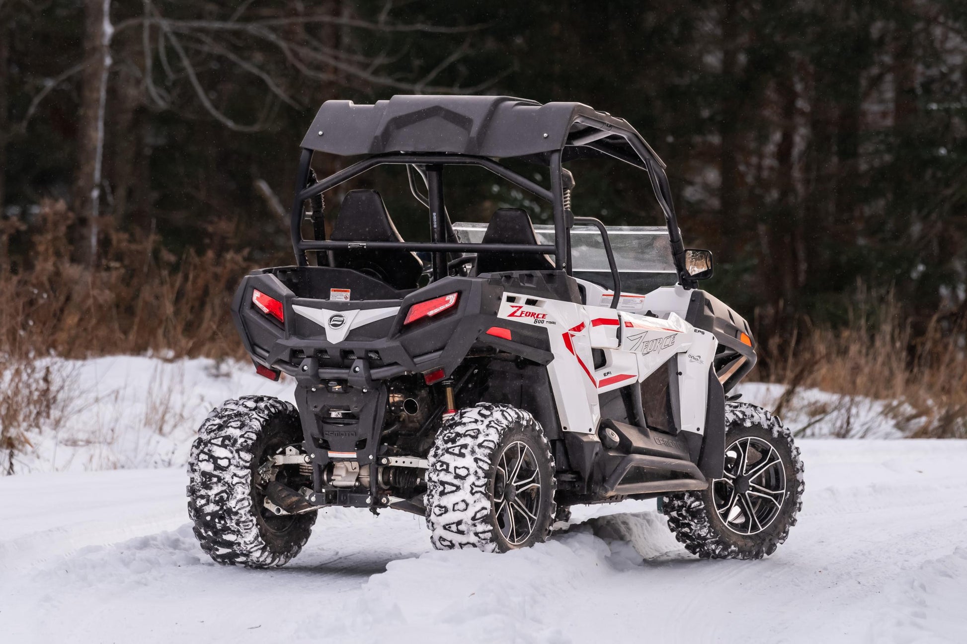 14-22 CFMOTO ZFORCE 800 (Z8/ Z8EX/ 800/ 800EX) 5 Inch Single Slip-on Muffler Assembly Performance Series MBRP-4