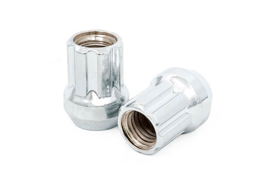 M14X1.5 Wheel Installation Kit w/Lug Nuts and Socket Key Chrome Open End 32-Count Rough Country-1