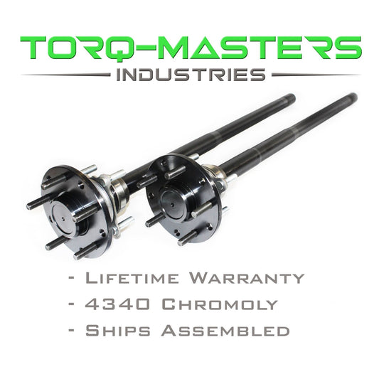 Torq-Masters Axles Chromoly Rear Axle Shaft Assembled Pair Jeep JK Dana 44, 2007 to 2018 Infinity Series