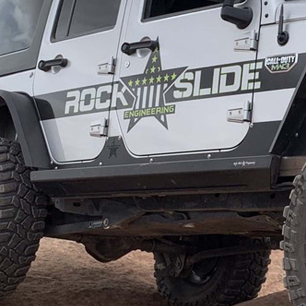 Rock Slide Engineering JK 4 Door Step Slider Rocker Guards Rock Slide Engineering