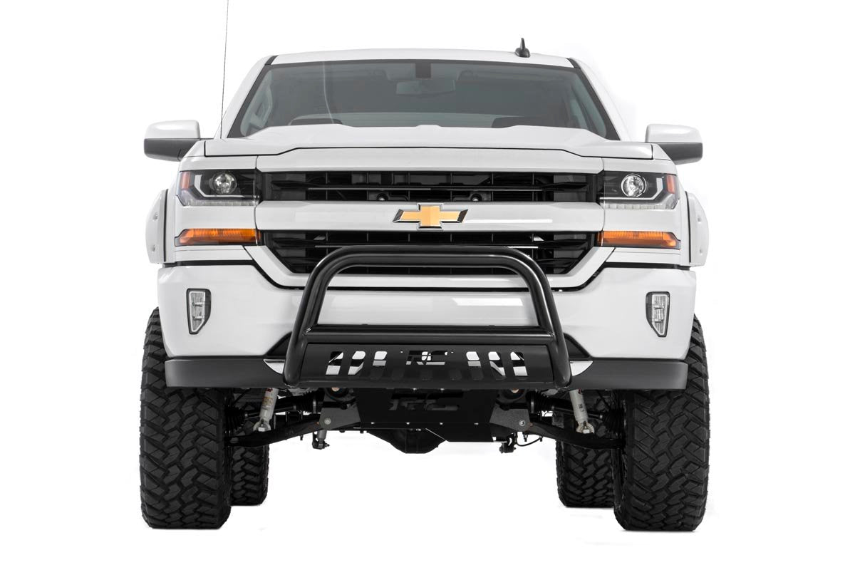 Rough Country 07-18 Silverado/Sierra 1500/SUV Bull Bar Black Rough Country