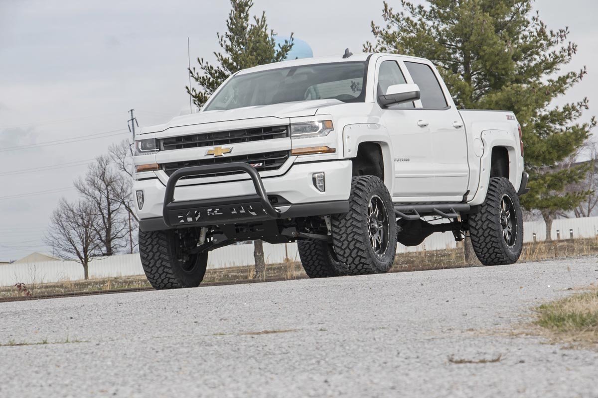 07-18 Silverado/Sierra 1500/SUV Bull Bar Black Rough Country-3