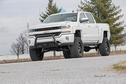 07-18 Silverado/Sierra 1500/SUV Bull Bar Black Rough Country-3