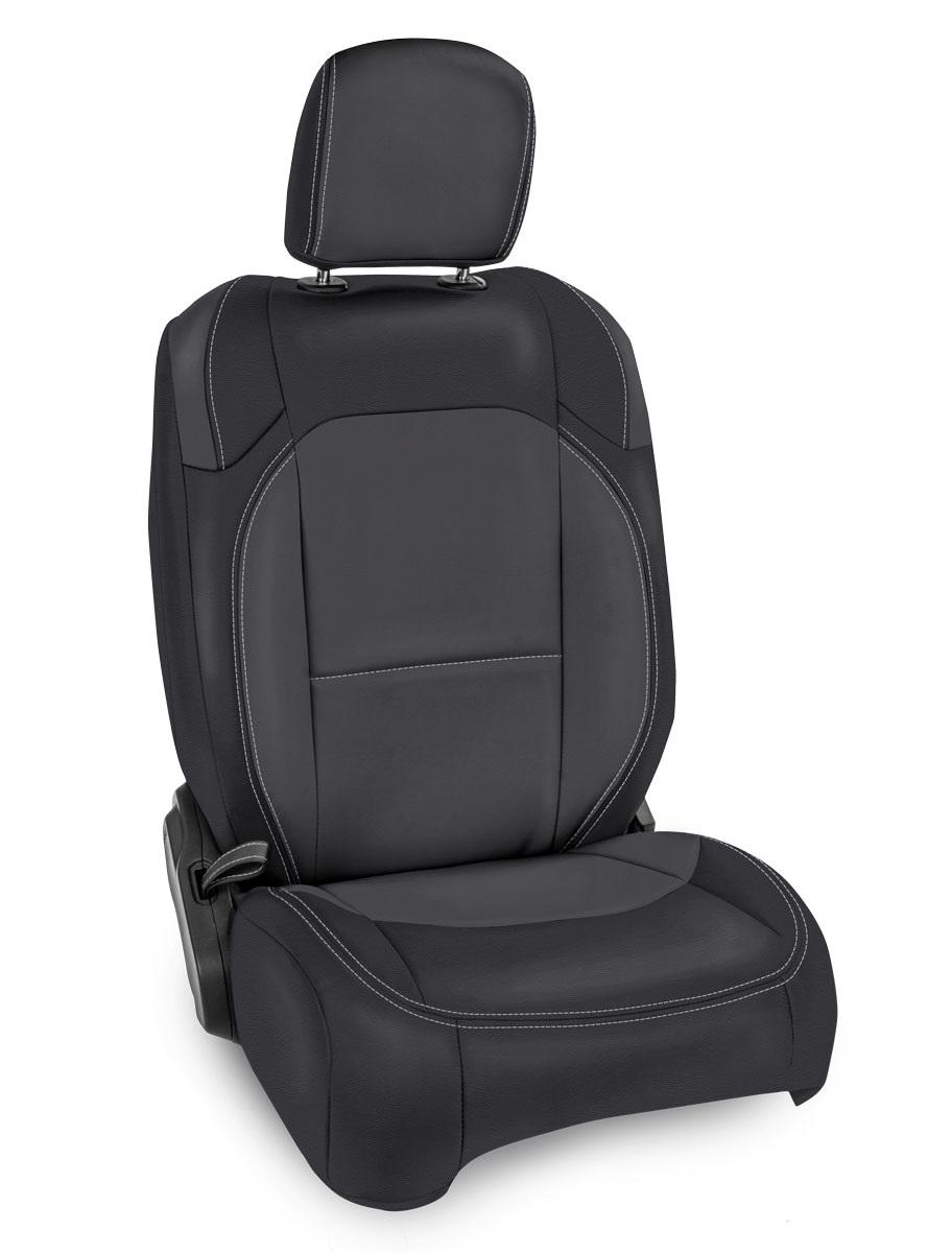 Front Seat Covers for Jeep Wrangler JLU 4 Door Jeep Gladiator JT with Pocket Back Pair PRP Seats-6