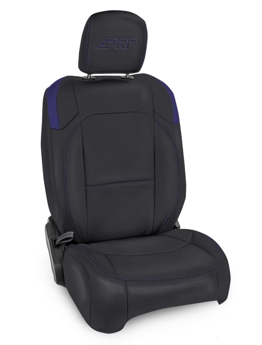 Front Seat Covers for Jeep Wrangler JLU 4 Door Jeep Gladiator JT with Pocket Back Pair PRP Seats-1