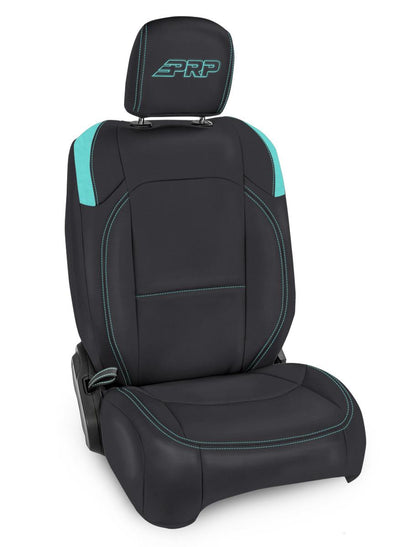 Front Seat Covers for Jeep Wrangler JLU 4 Door Jeep Gladiator JT with Pocket Back Pair PRP Seats