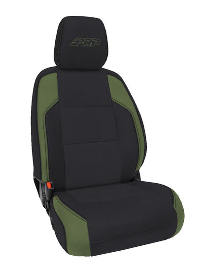 Front Seat Covers for 2016-2023 Toyota Tacoma with Manual Seat Adjusters Pair PRP Seats-2