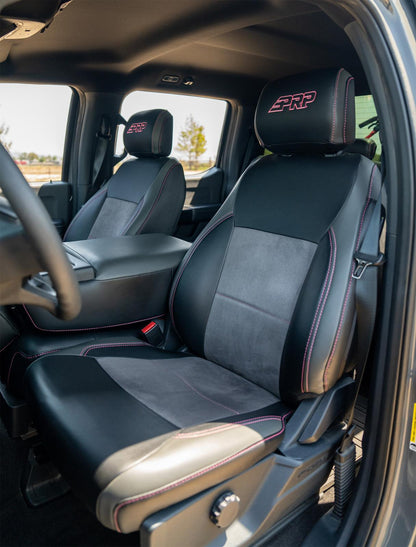Front Seat Covers for 2021-Present Ford F150 2023-Present Super Duty with Standard PRP Seats-6