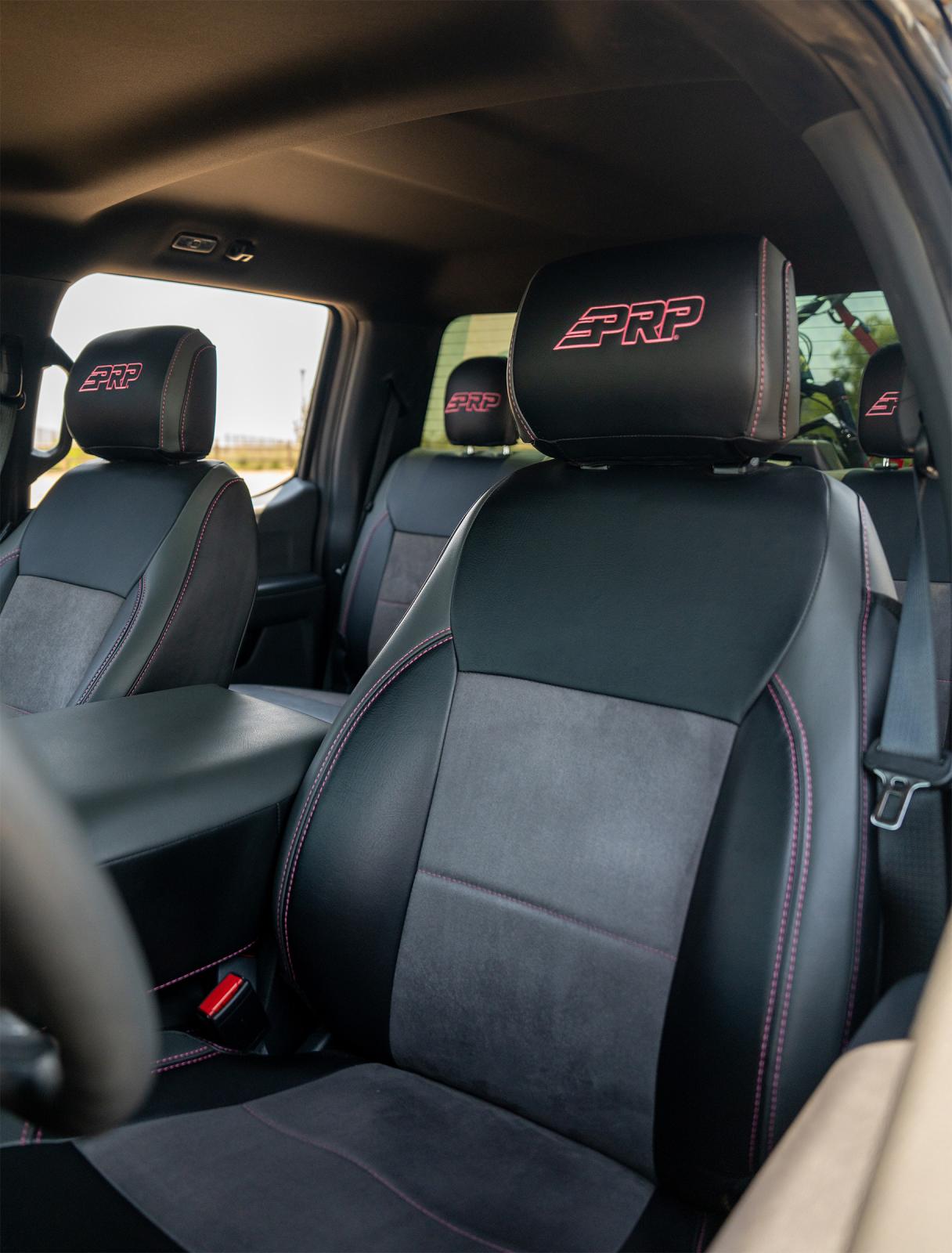 Front Seat Covers for 2021-Present Ford F150 2023-Present Super Duty with Standard PRP Seats-8