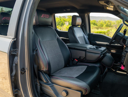 Front Seat Covers for 2021-Present Ford F150 2023-Present Super Duty with Standard PRP Seats-11