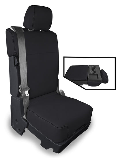 Center Jump Seat Cover w/ Standard Console for 2015-Present Ford F150 2017-Present Super Duty PRP Seats-2