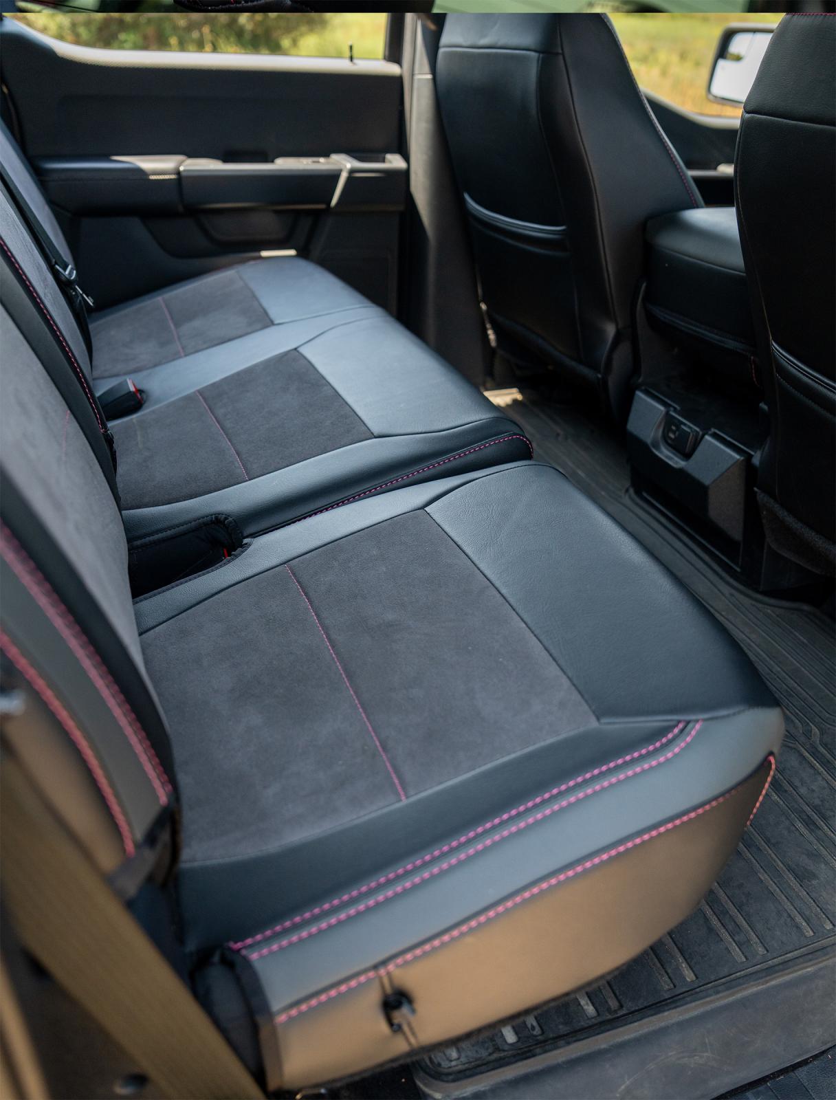 Rear Bench Seat Covers for 2021-Present Ford F150, 2023-Present Super Duty PRP Seats-9